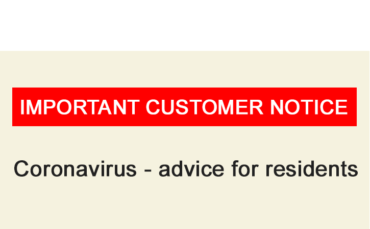 Coronavirus home screen