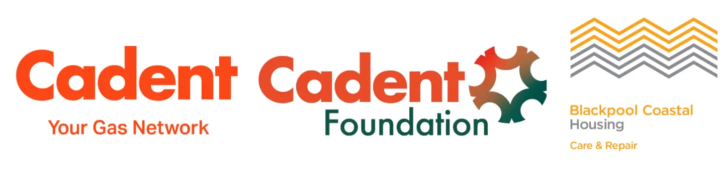 Cadent, Cadent Foundation and Care & Repair logos
